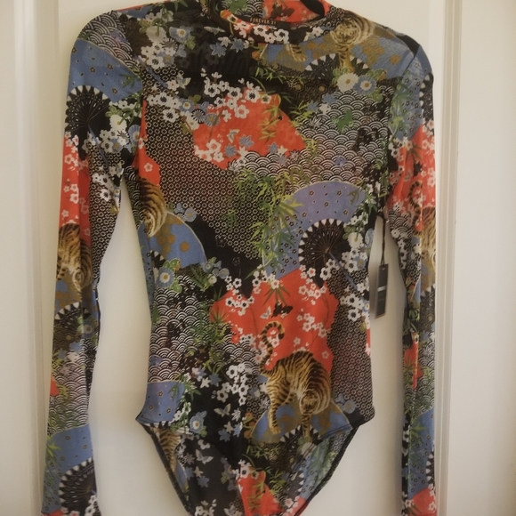 NWT Forever 21 Sheer bodysuit - Picture 2 of 4